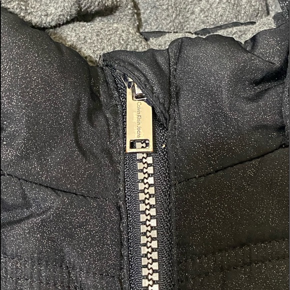 Little Girls Calvin Klein Winter Coat - Picture 12 of 14